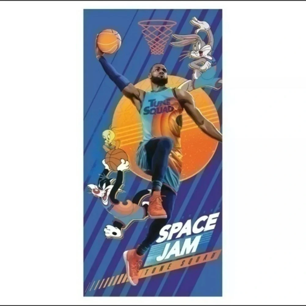 NWT. SPACE JAM Beach Towel